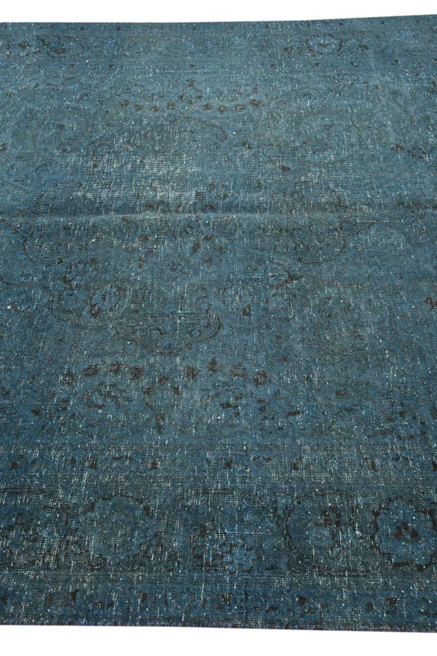Detail image of 6' 9 x 9' 4 Hand Knotted Ultra Vintage Persian Wool Rug