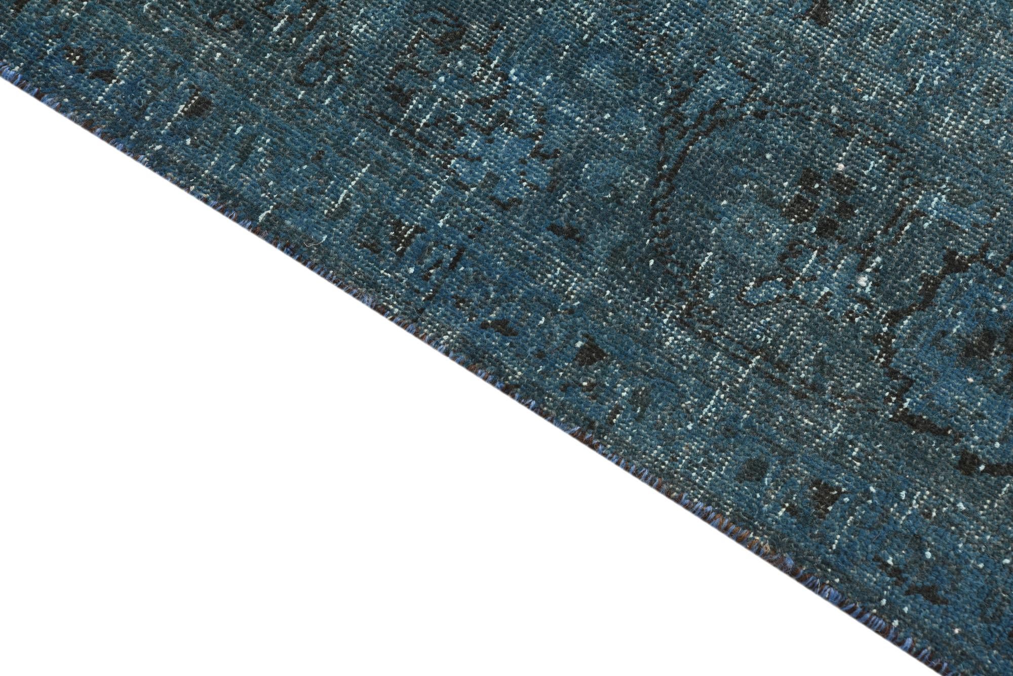 6' 9 x 9' 4 Hand Knotted Ultra Vintage Persian Wool Rug