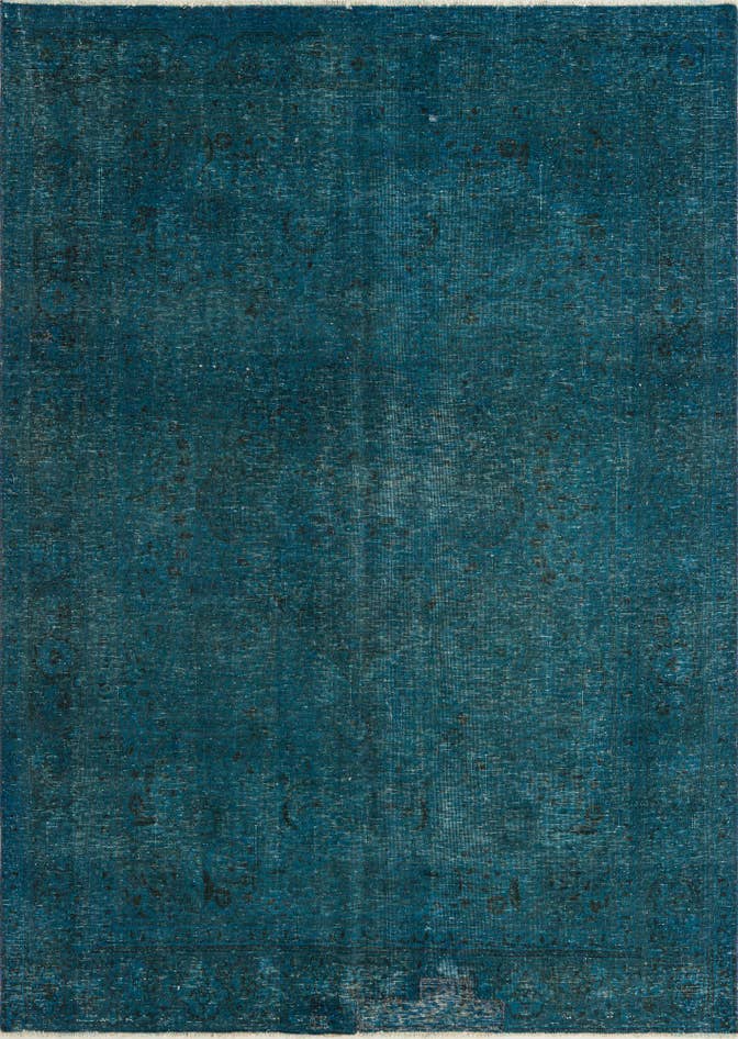 Detail image of 6' 9 x 9' 4 Hand Knotted Ultra Vintage Persian Wool Rug