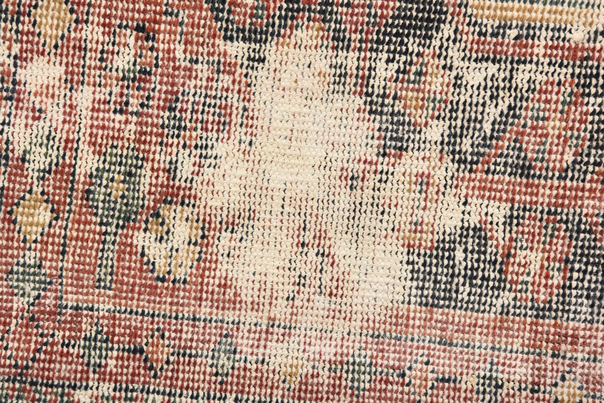 4' 6 x 7' 3 Hand Knotted Ultra Vintage Persian Wool Rug