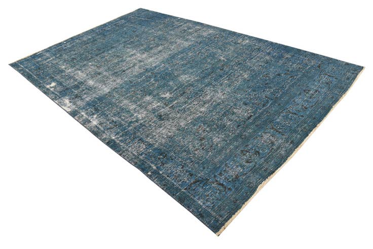 Detail image of 6' 3 x 9' 8 Hand Knotted Ultra Vintage Persian Wool Rug