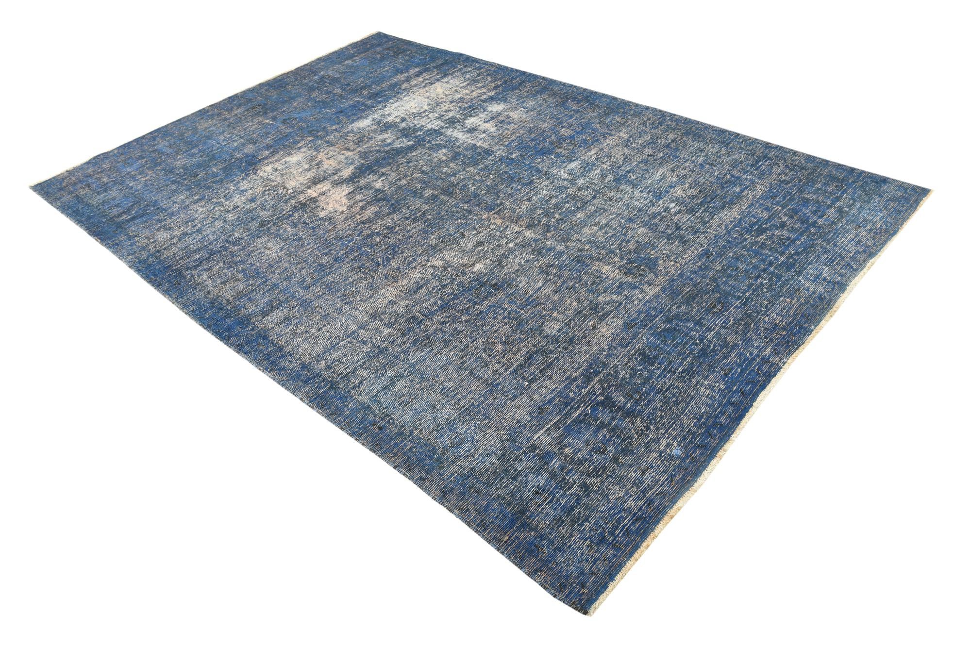 6' 8 x 9' 10 Hand Knotted Ultra Vintage Persian Wool Rug