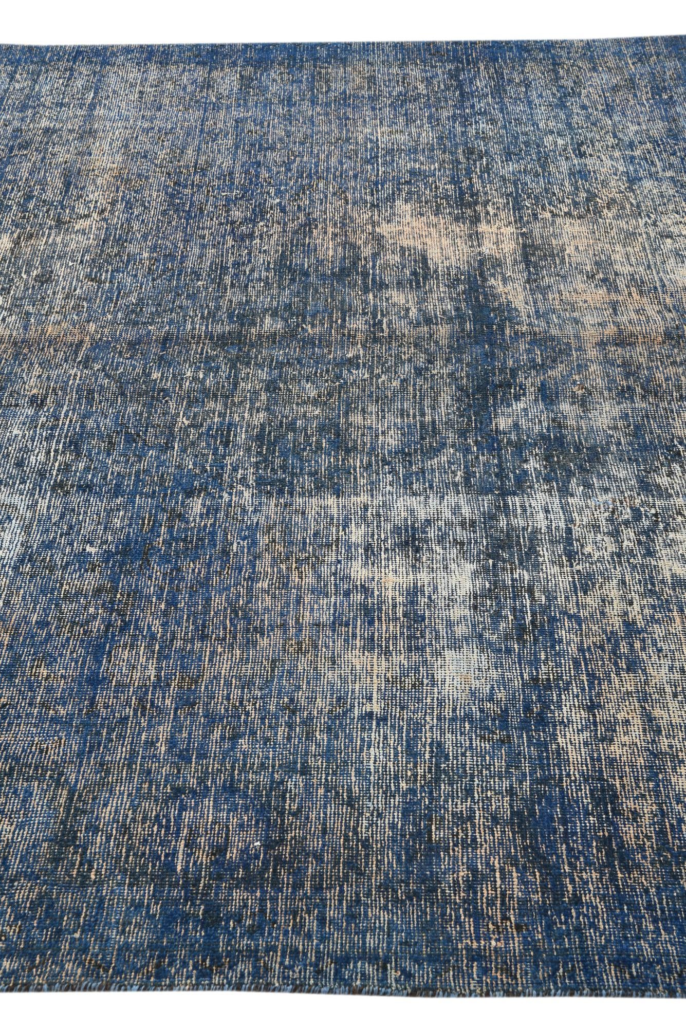6' 8 x 9' 10 Hand Knotted Ultra Vintage Persian Wool Rug