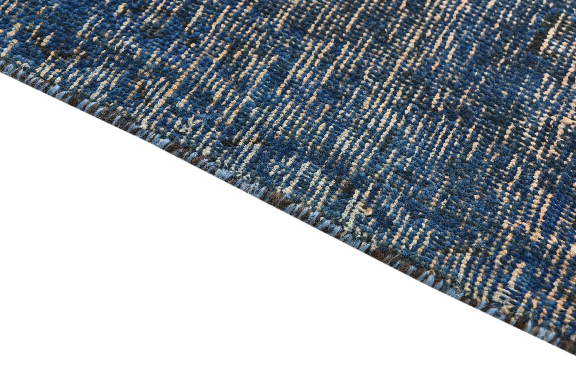 6' 8 x 9' 10 Hand Knotted Ultra Vintage Persian Wool Rug