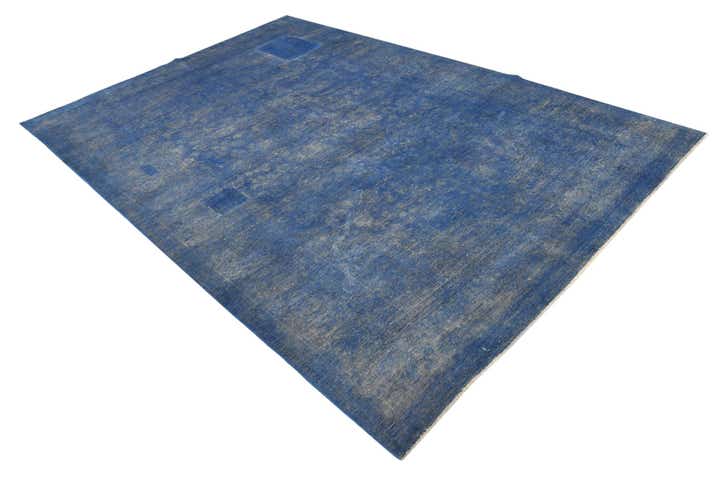 6' 5 x 9' 5 Hand Knotted Ultra Vintage Persian Wool Rug