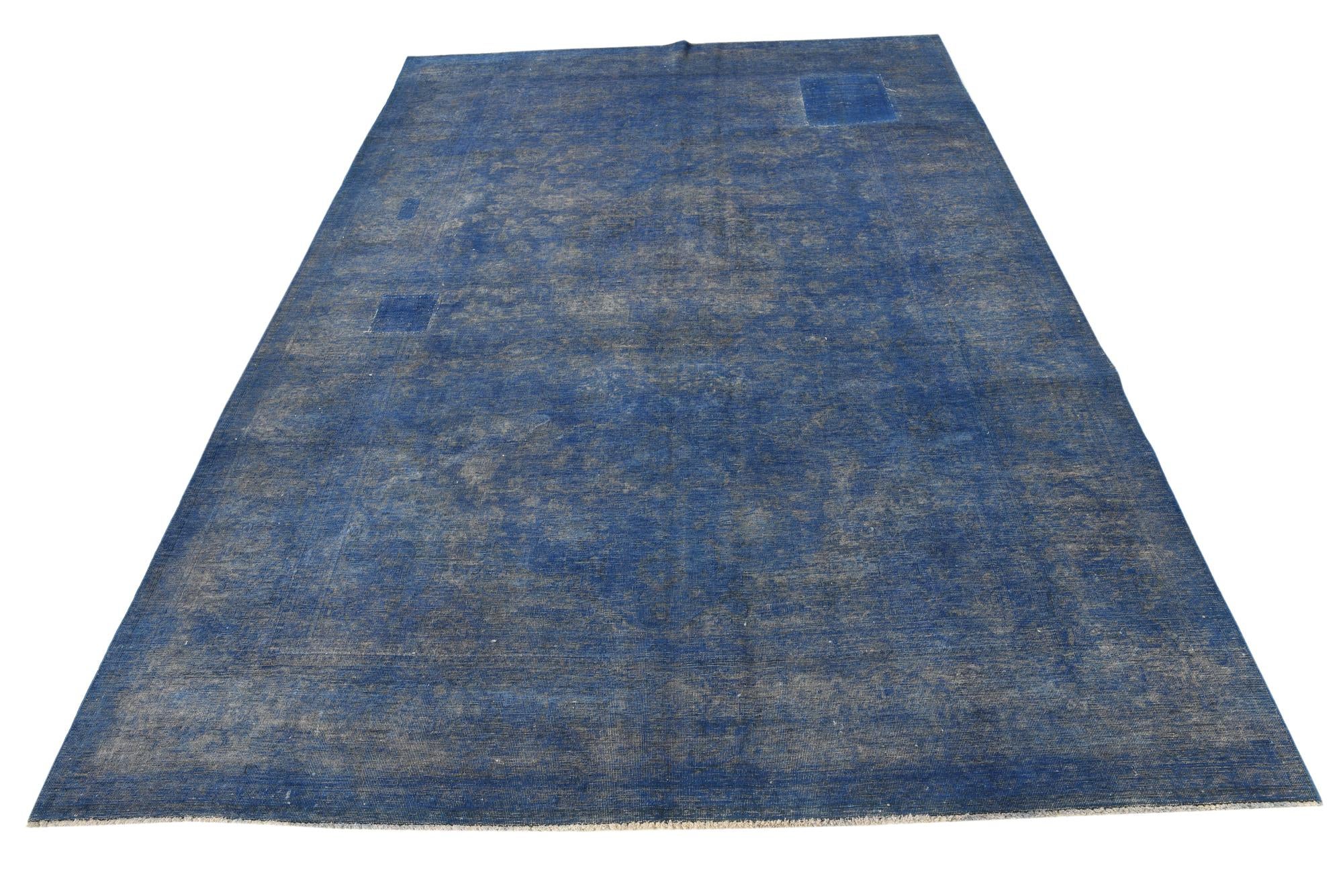 6' 5 x 9' 5 Hand Knotted Ultra Vintage Persian Wool Rug