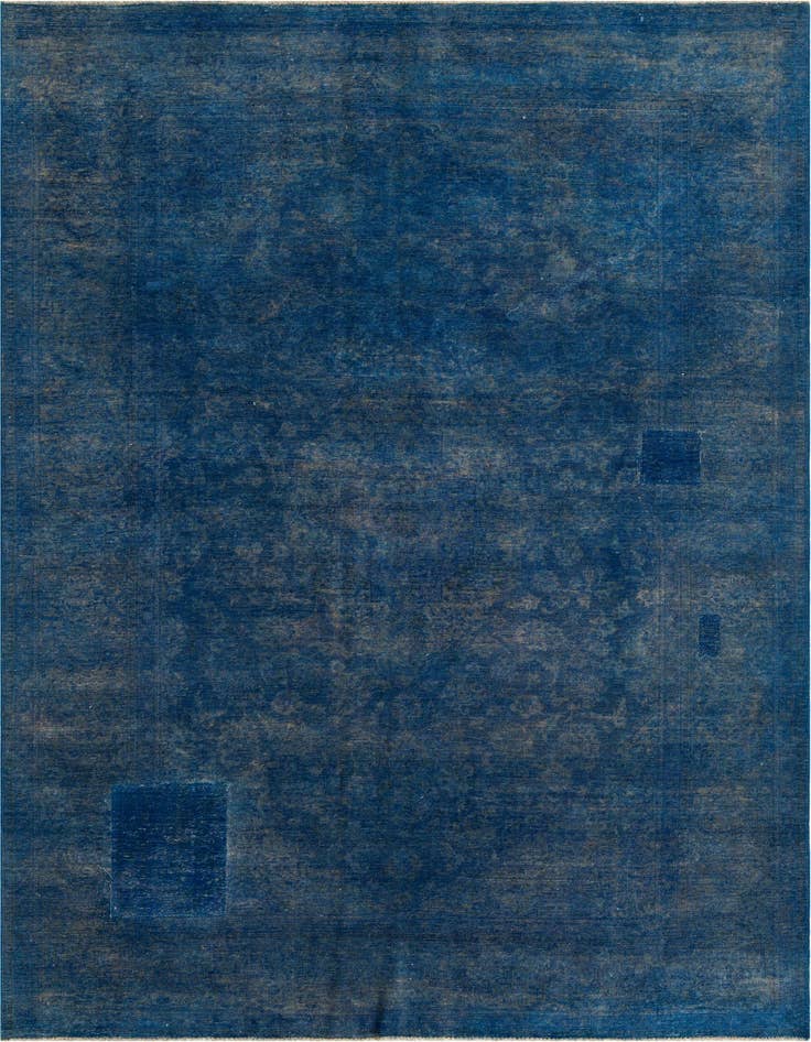 Detail image of 6' 5 x 9' 5 Hand Knotted Ultra Vintage Persian Wool Rug