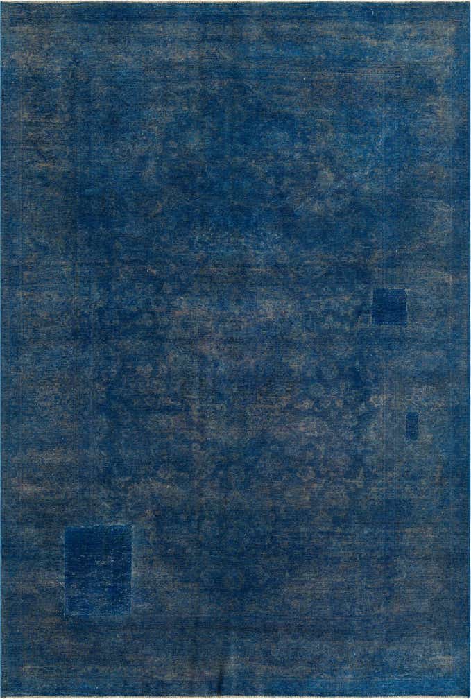 6' 5 x 9' 5 Hand Knotted Ultra Vintage Persian Wool Rug