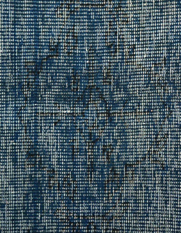 Detail image of 6' 7 x 9' 2  Hand Knotted Ultra Vintage Persian Wool Rug