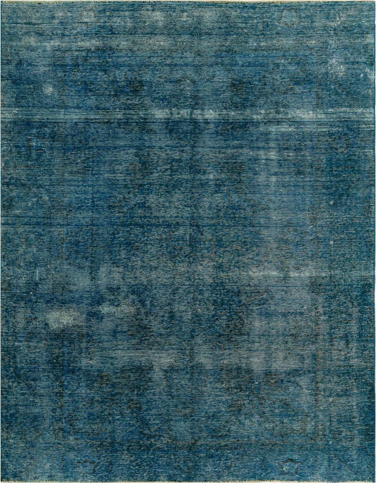 Detail image of 6' 7 x 9' 2 Hand Knotted Ultra Vintage Persian Wool Rug