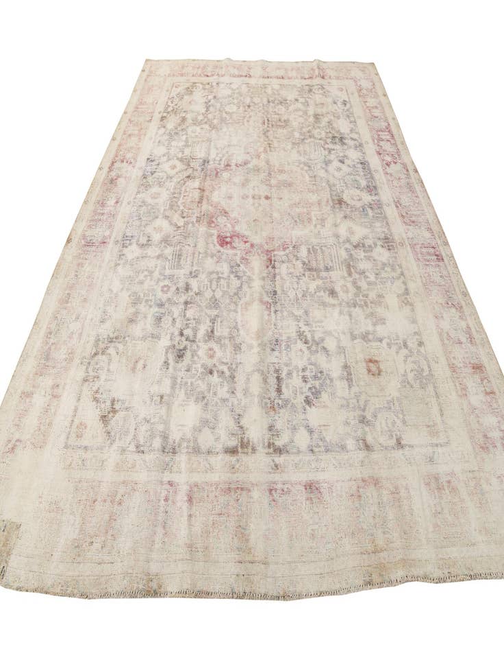 Detail image of 9' 9 x 12' 7  Hand Knotted Ultra Vintage Persian Wool Rug