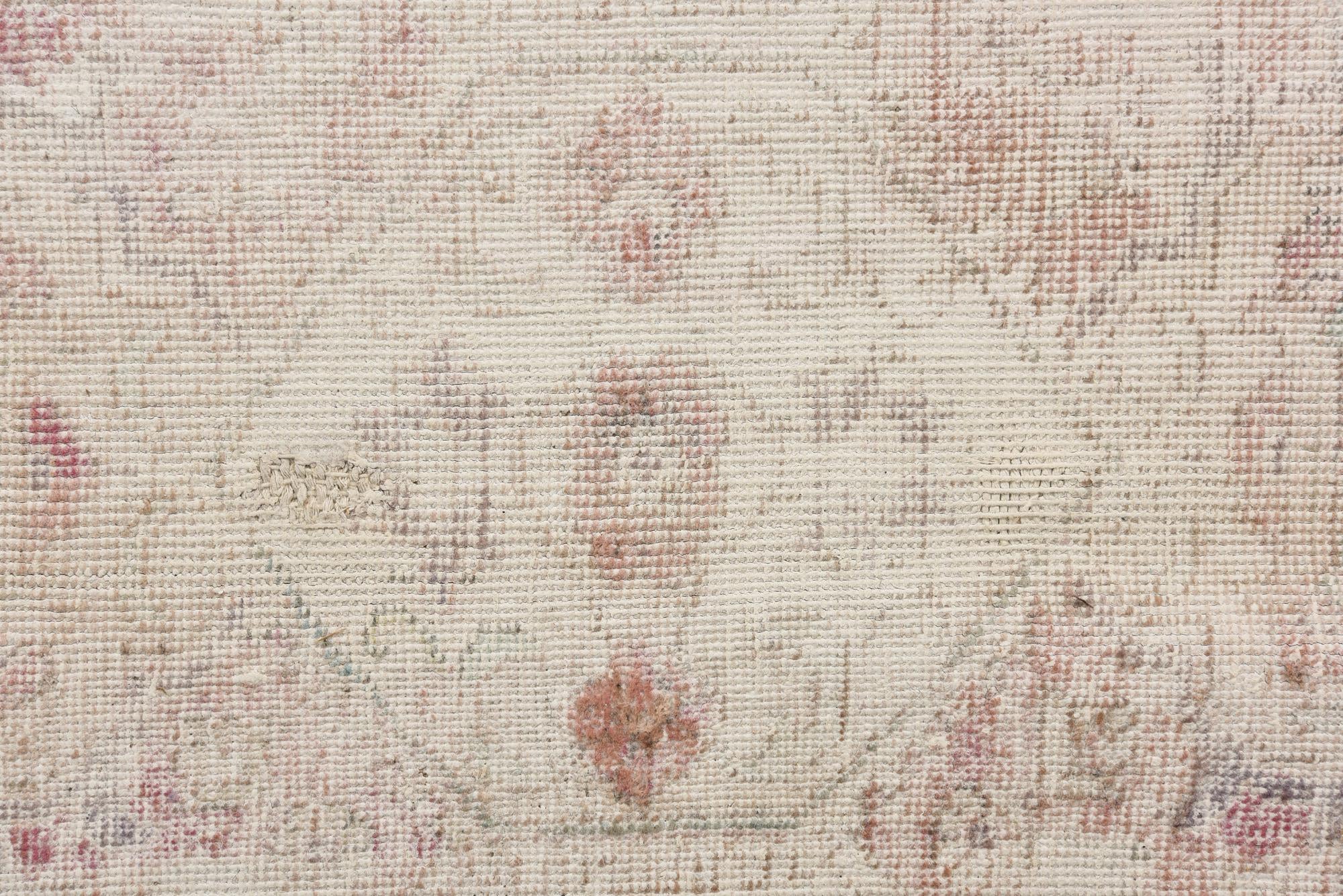 9' 9 x 12' 7 Hand Knotted Ultra Vintage Persian Wool Rug