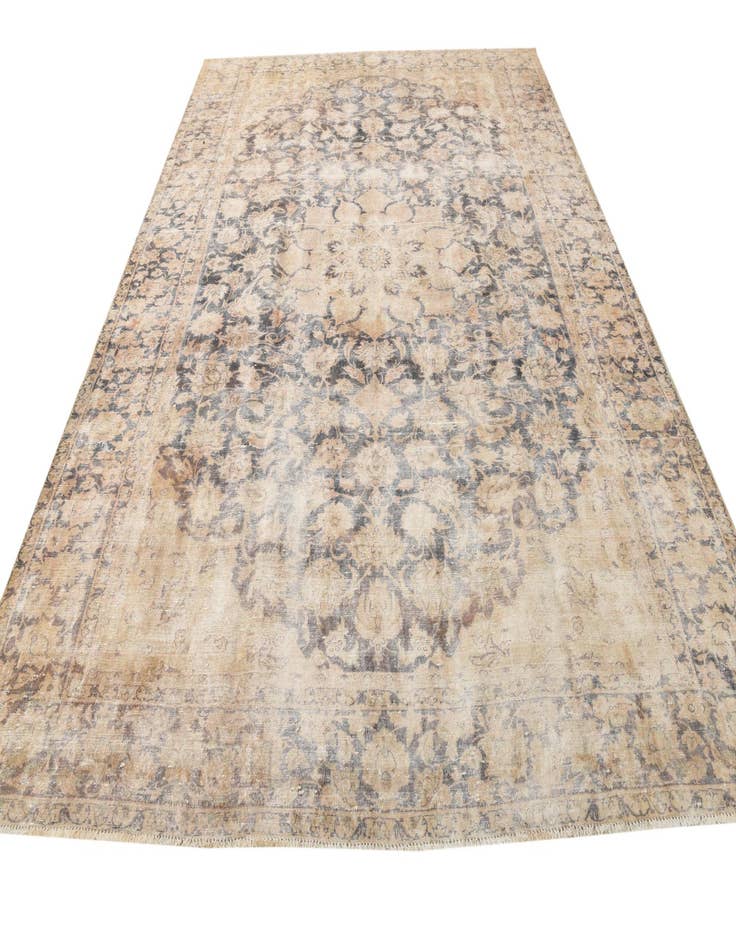 Detail image of 9' 3 x 12' 3  Hand Knotted Ultra Vintage Persian Wool Rug