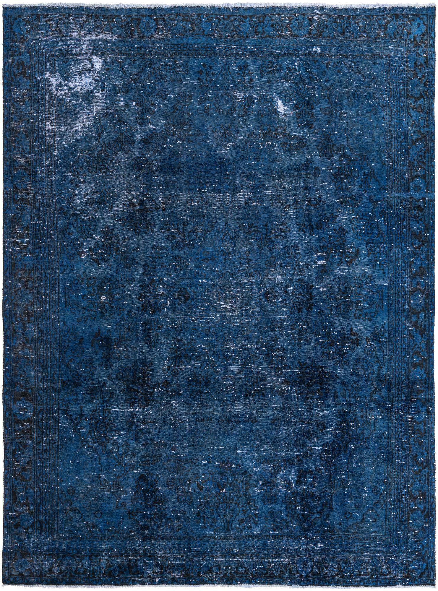8' 1 x 10' 9 Hand Knotted Ultra Vintage Persian Wool Rug