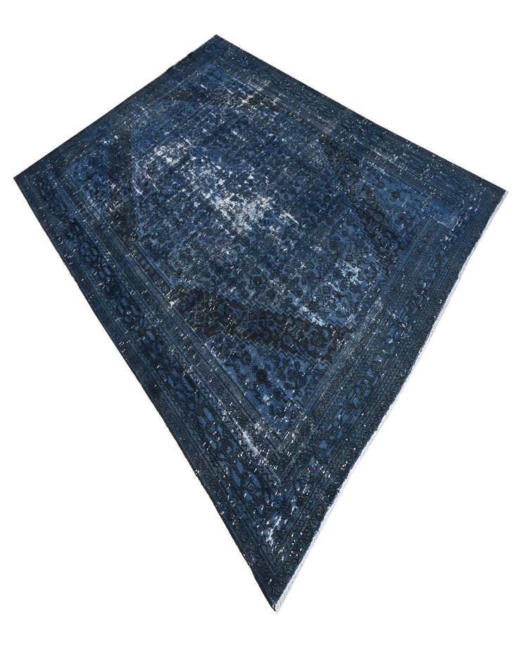 Detail image of 8' x 11' 1  Hand Knotted Ultra Vintage Persian Wool Rug