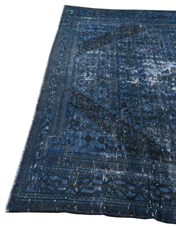 Detail image of 8' x 11' 1  Hand Knotted Ultra Vintage Persian Wool Rug