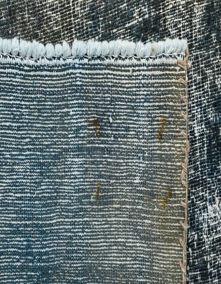 Detail image of 9' 9 x 12' 6  Hand Knotted Ultra Vintage Persian Wool Rug