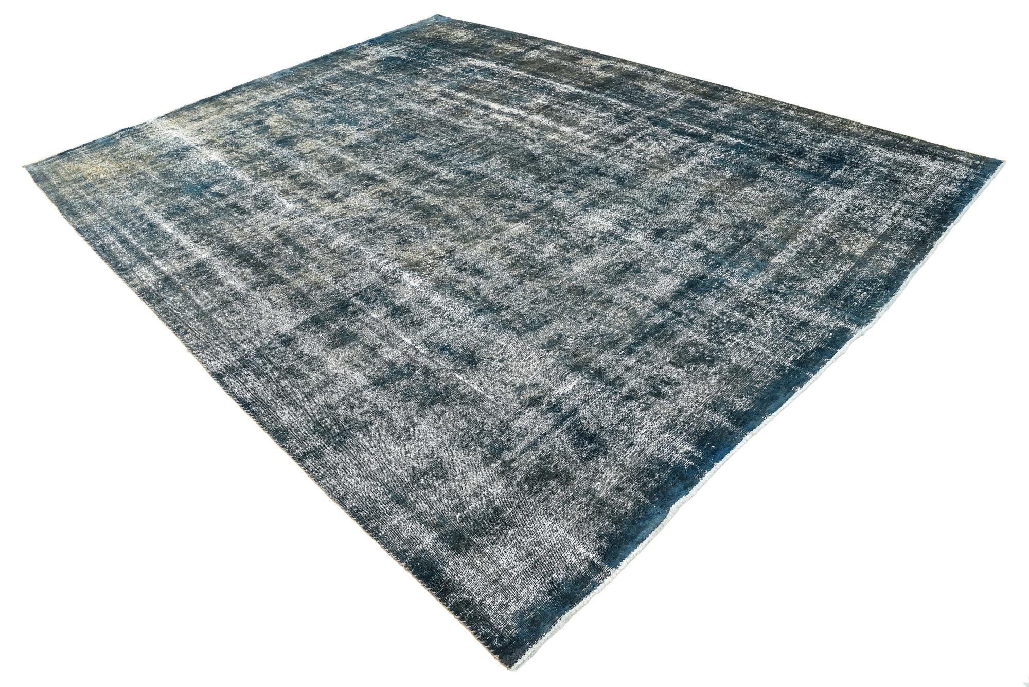 9' 9 x 12' 6 Hand Knotted Ultra Vintage Persian Wool Rug