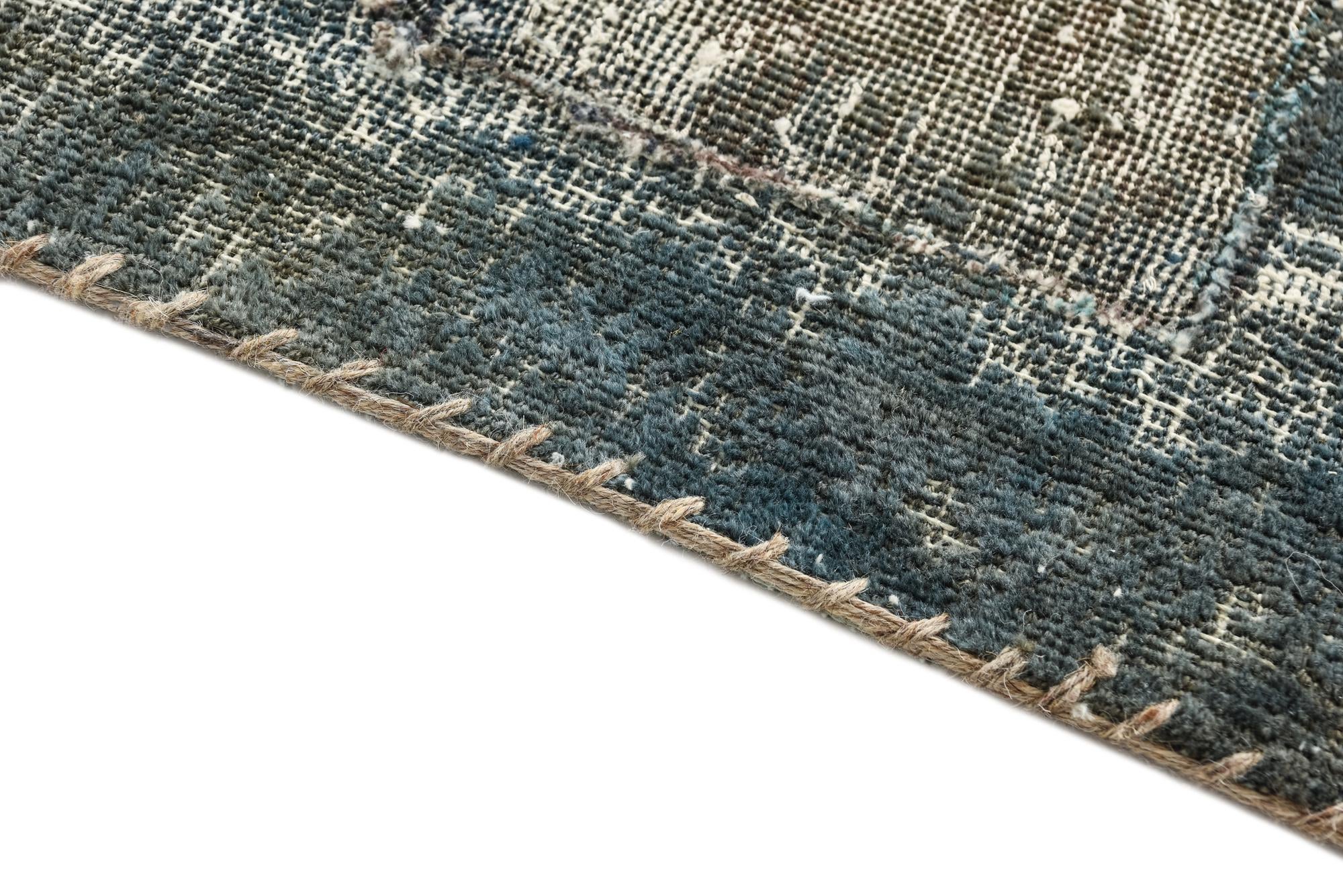 9' 9 x 12' 6 Hand Knotted Ultra Vintage Persian Wool Rug