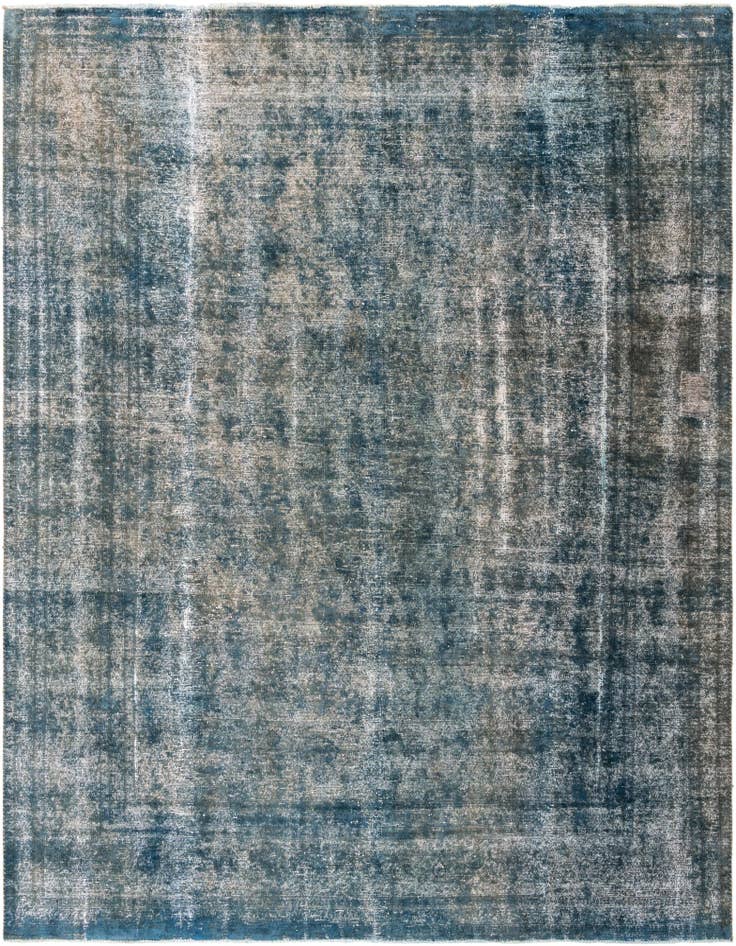 Detail image of 9' 9 x 12' 6 Hand Knotted Ultra Vintage Persian Wool Rug