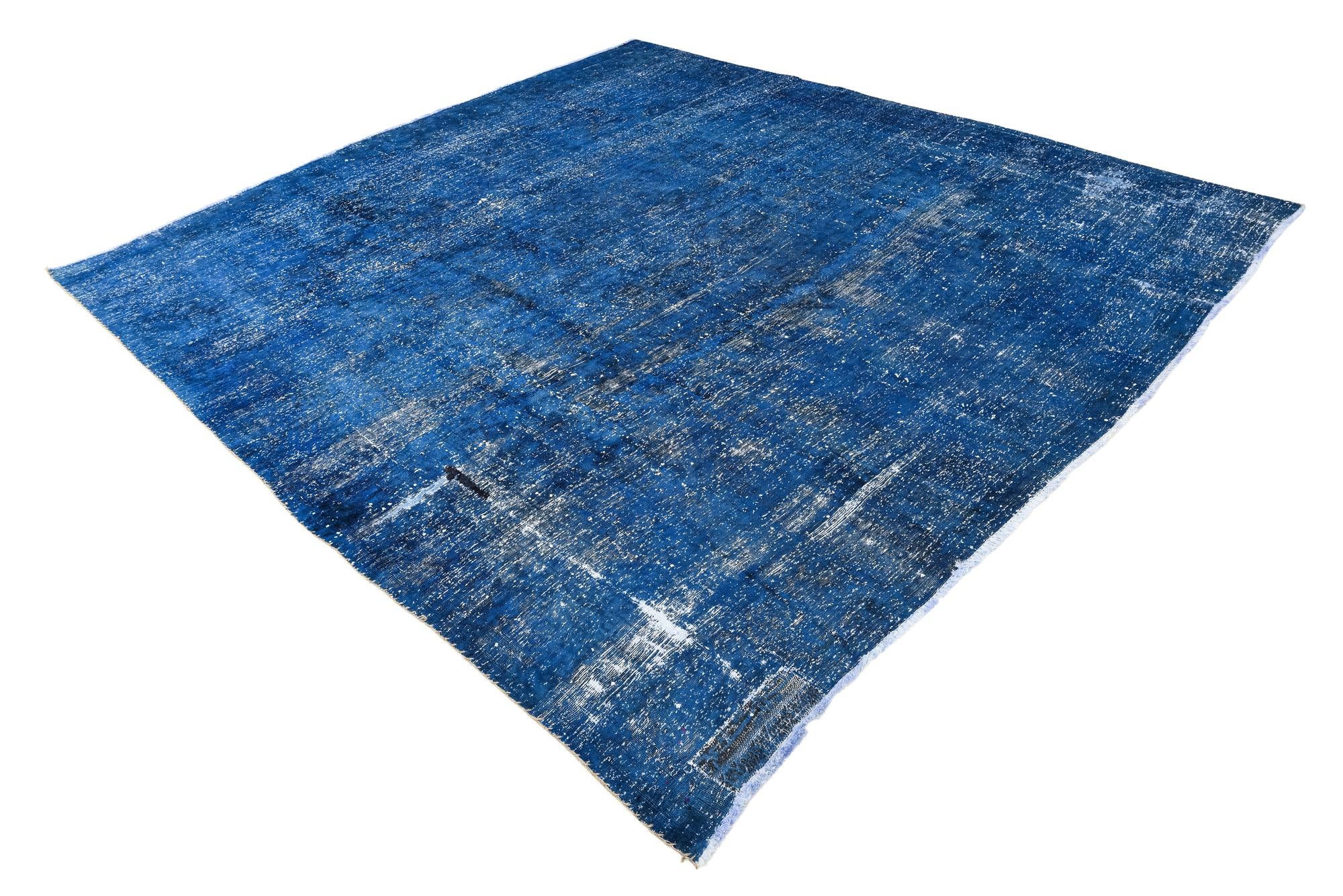 9' 4 x 10' 1 Hand Knotted Ultra Vintage Persian Wool Rug