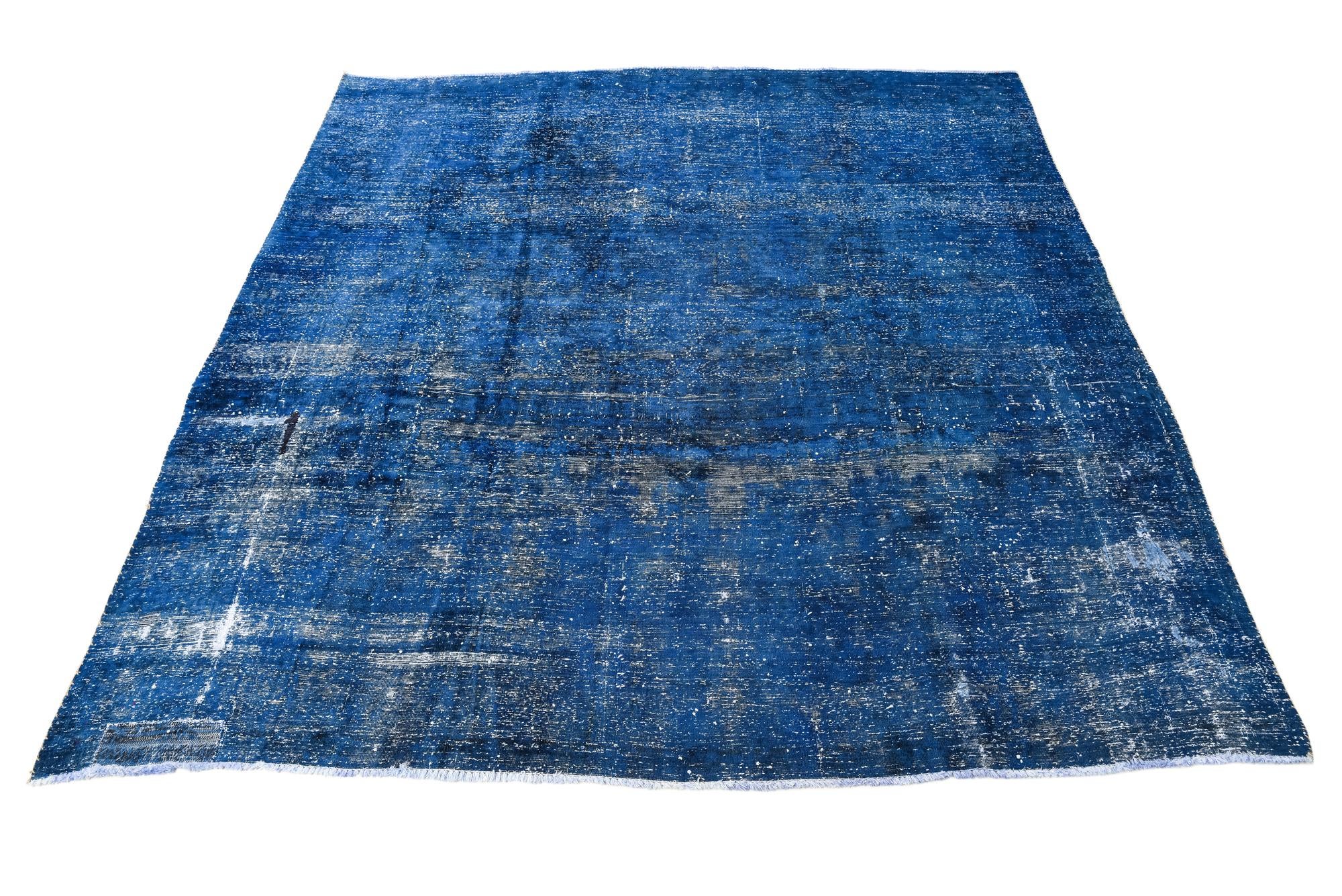 9' 4 x 10' 1 Hand Knotted Ultra Vintage Persian Wool Rug