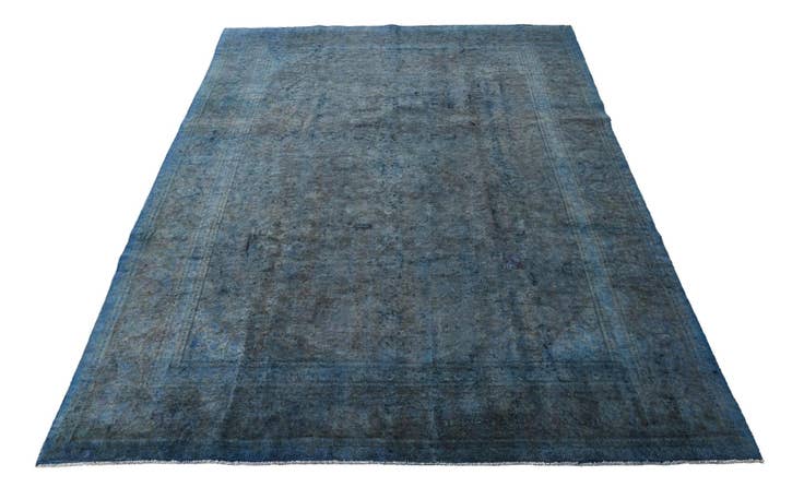 Detail image of 9' 2 x 13' 3 Hand Knotted Ultra Vintage Persian Wool Rug