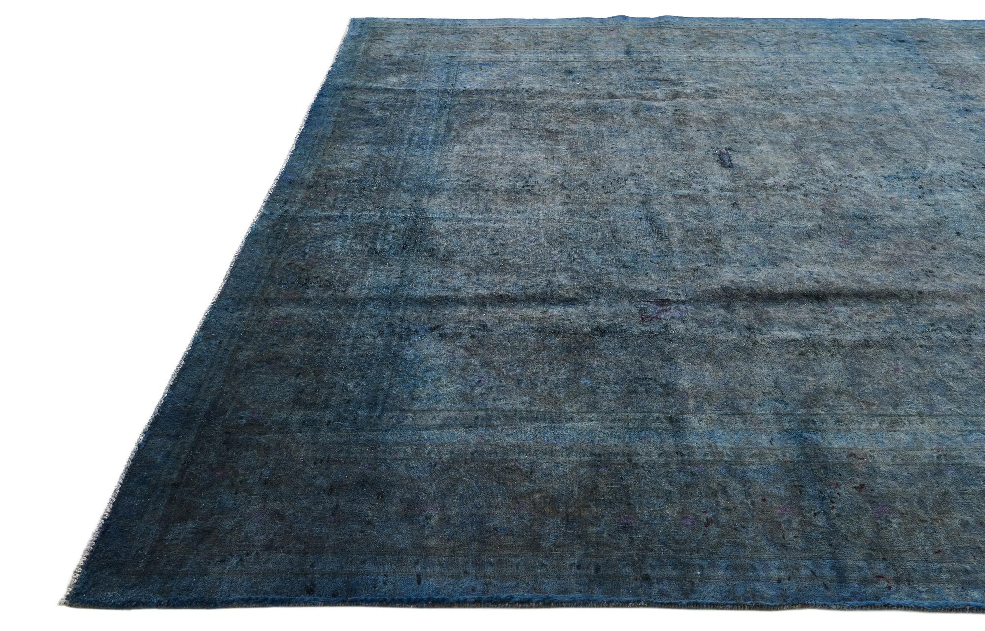 9' 2 x 13' 3 Hand Knotted Ultra Vintage Persian Wool Rug