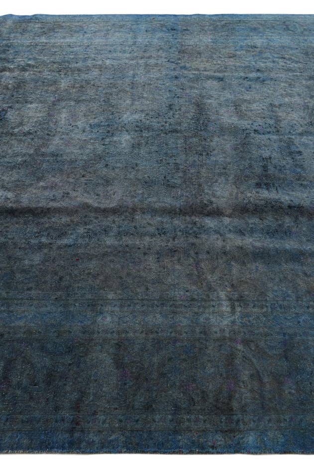 Detail image of 9' 2 x 13' 3 Hand Knotted Ultra Vintage Persian Wool Rug