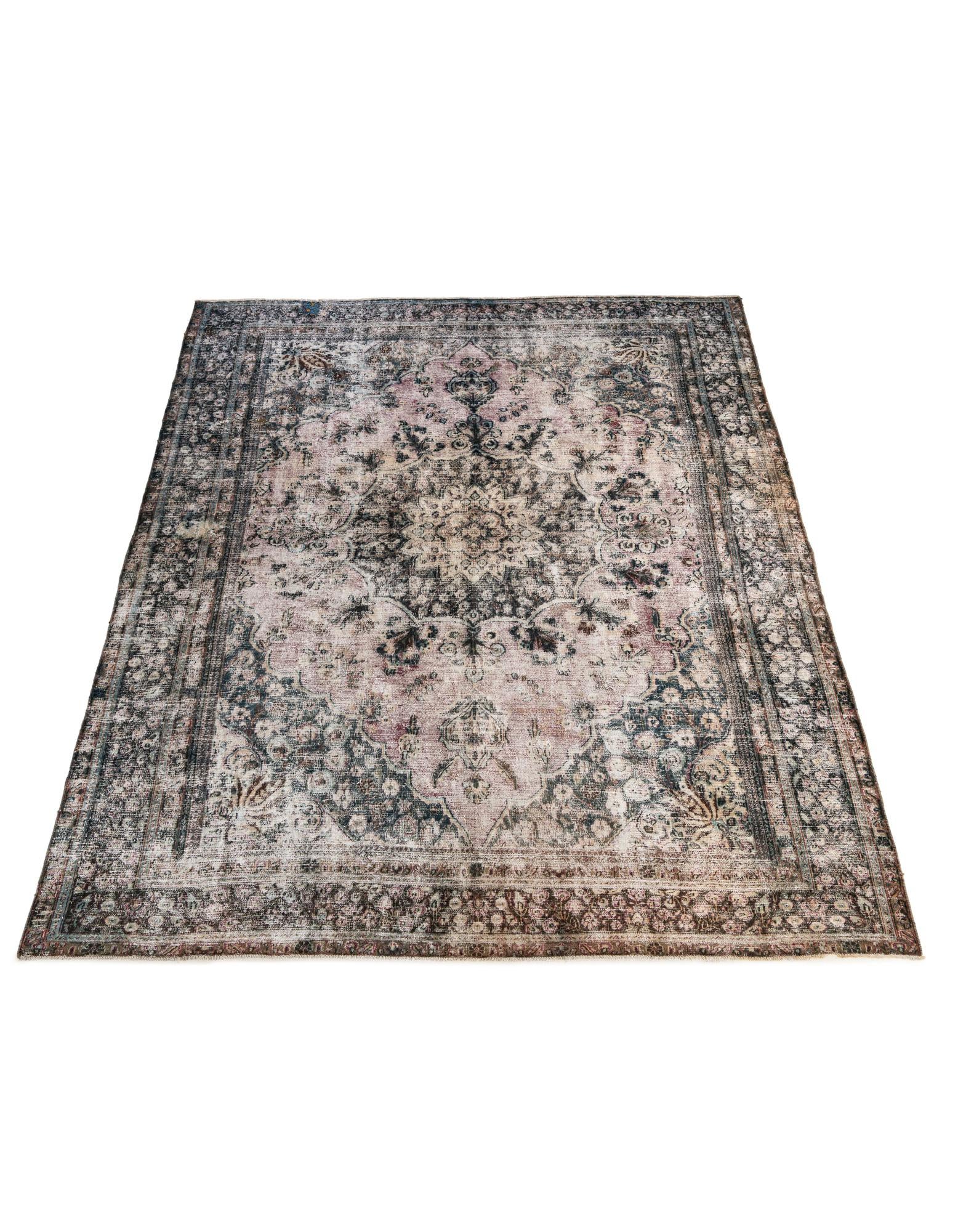 10' 1 x 13' 4 Hand Knotted Ultra Vintage Persian Wool Rug