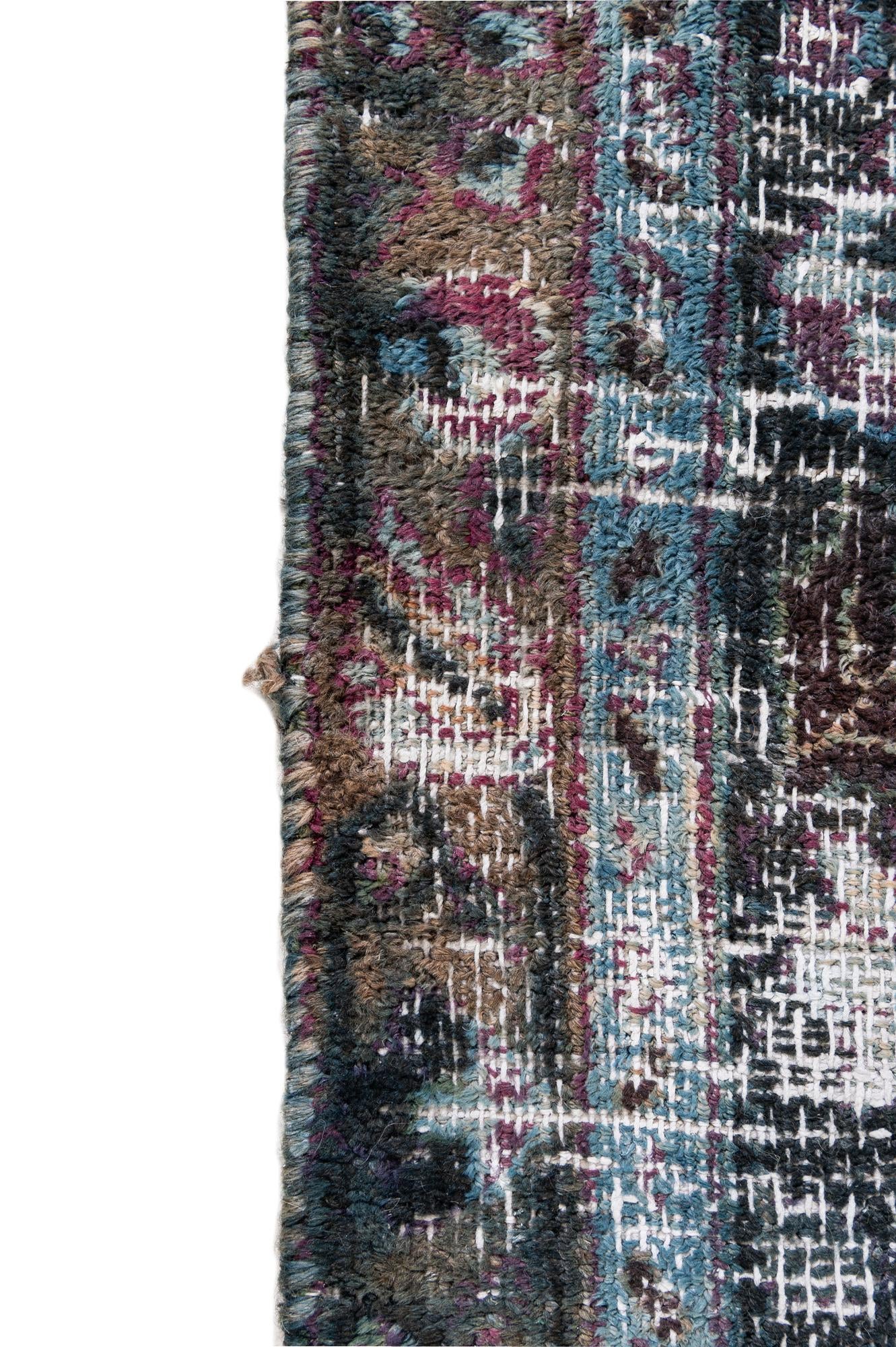 10' 1 x 13' 4 Hand Knotted Ultra Vintage Persian Wool Rug