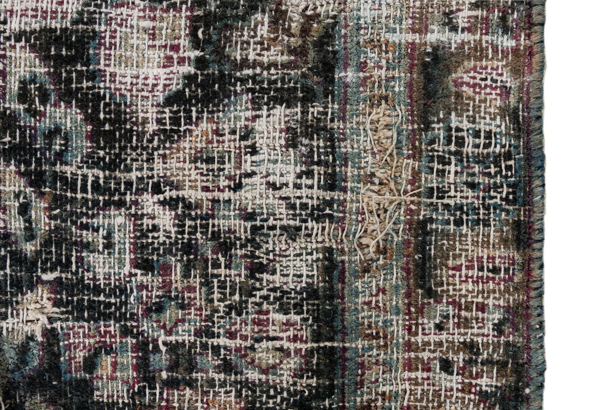 10' 1 x 13' 4 Hand Knotted Ultra Vintage Persian Wool Rug