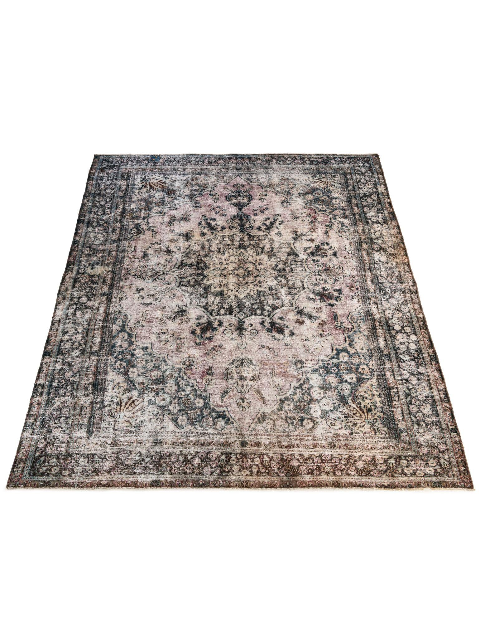10' 1 x 13' 4 Hand Knotted Ultra Vintage Persian Wool Rug