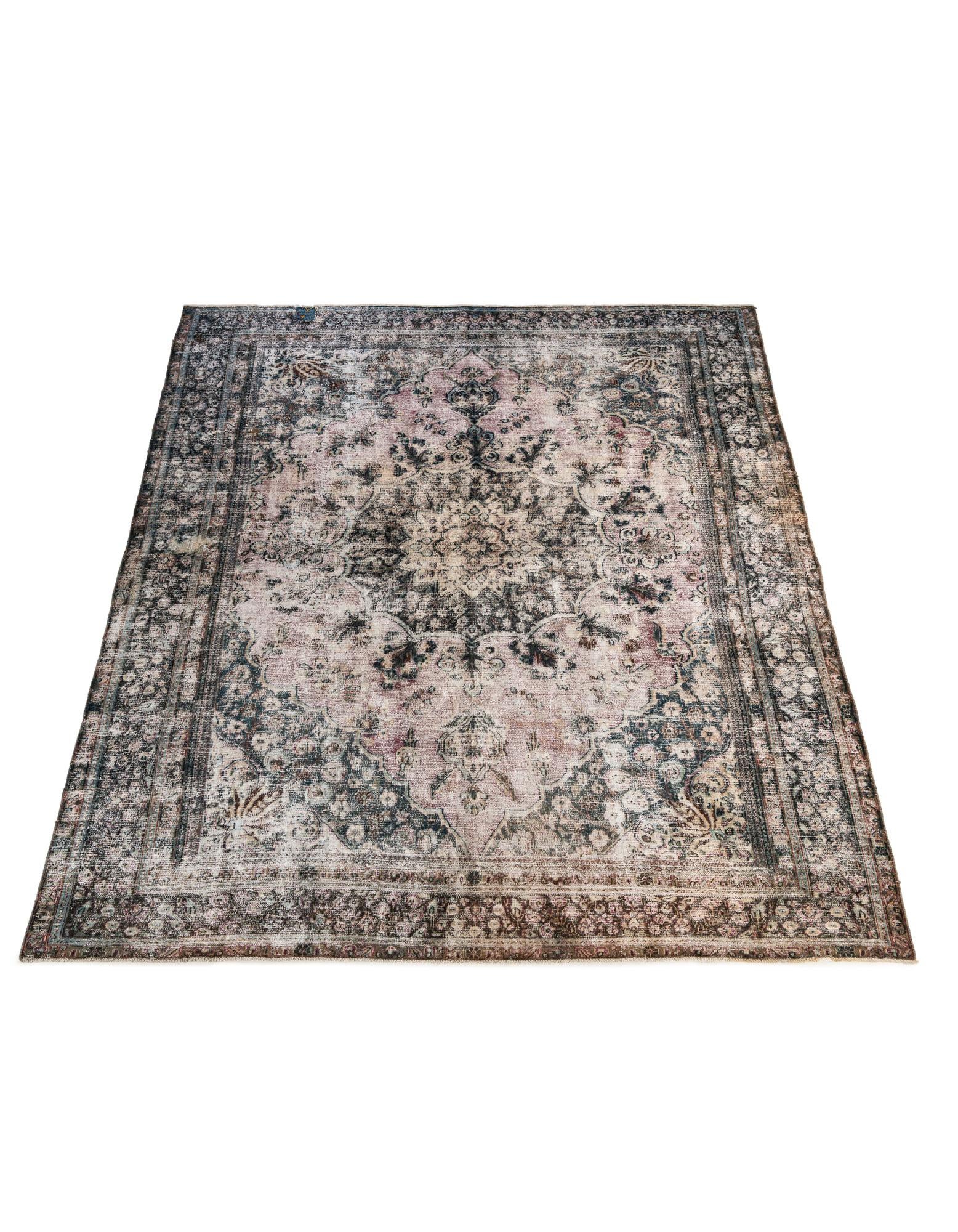 10' 1 x 13' 4 Hand Knotted Ultra Vintage Persian Wool Rug