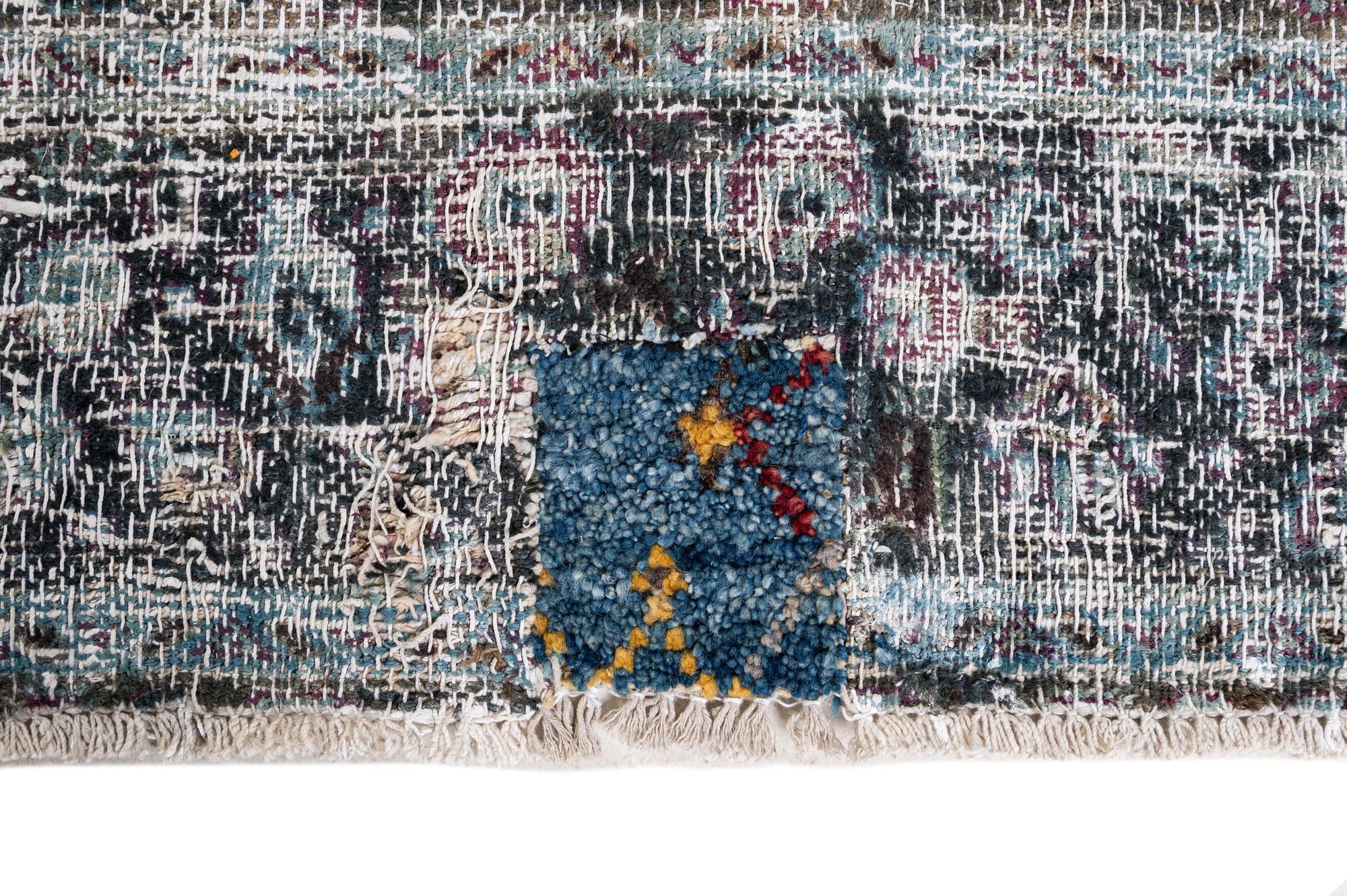 10' 1 x 13' 4 Hand Knotted Ultra Vintage Persian Wool Rug