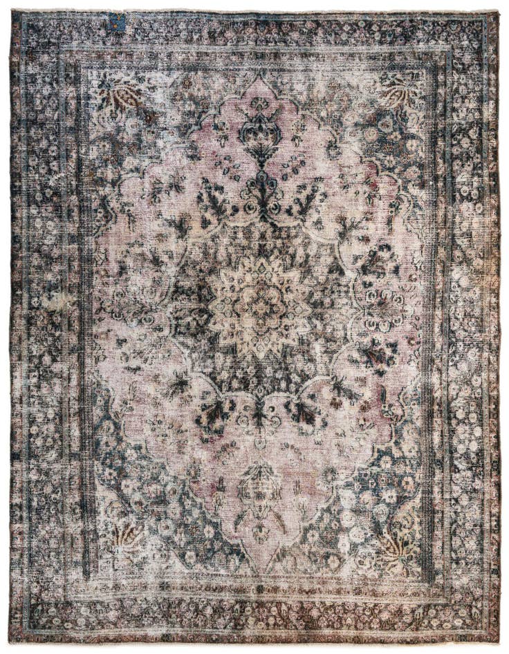 Detail image of 10' 1 x 13' 4 Hand Knotted Ultra Vintage Persian Wool Rug