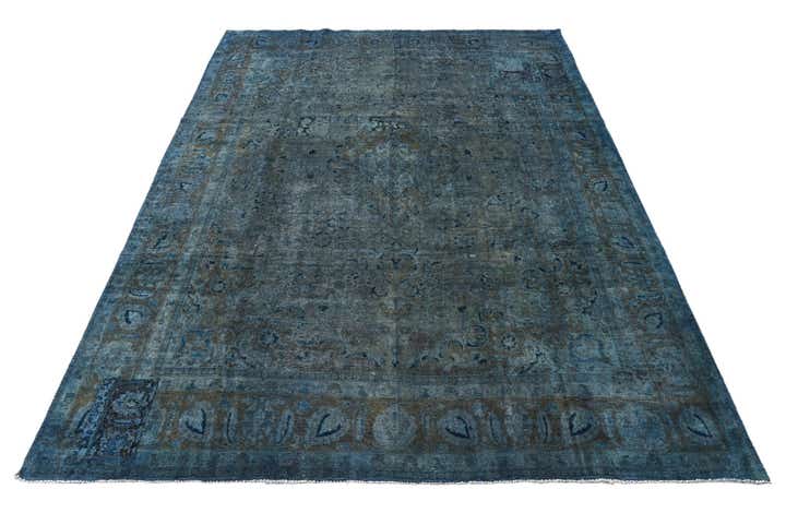 9' 7 x 12' 8 Hand Knotted Ultra Vintage Persian Wool Rug