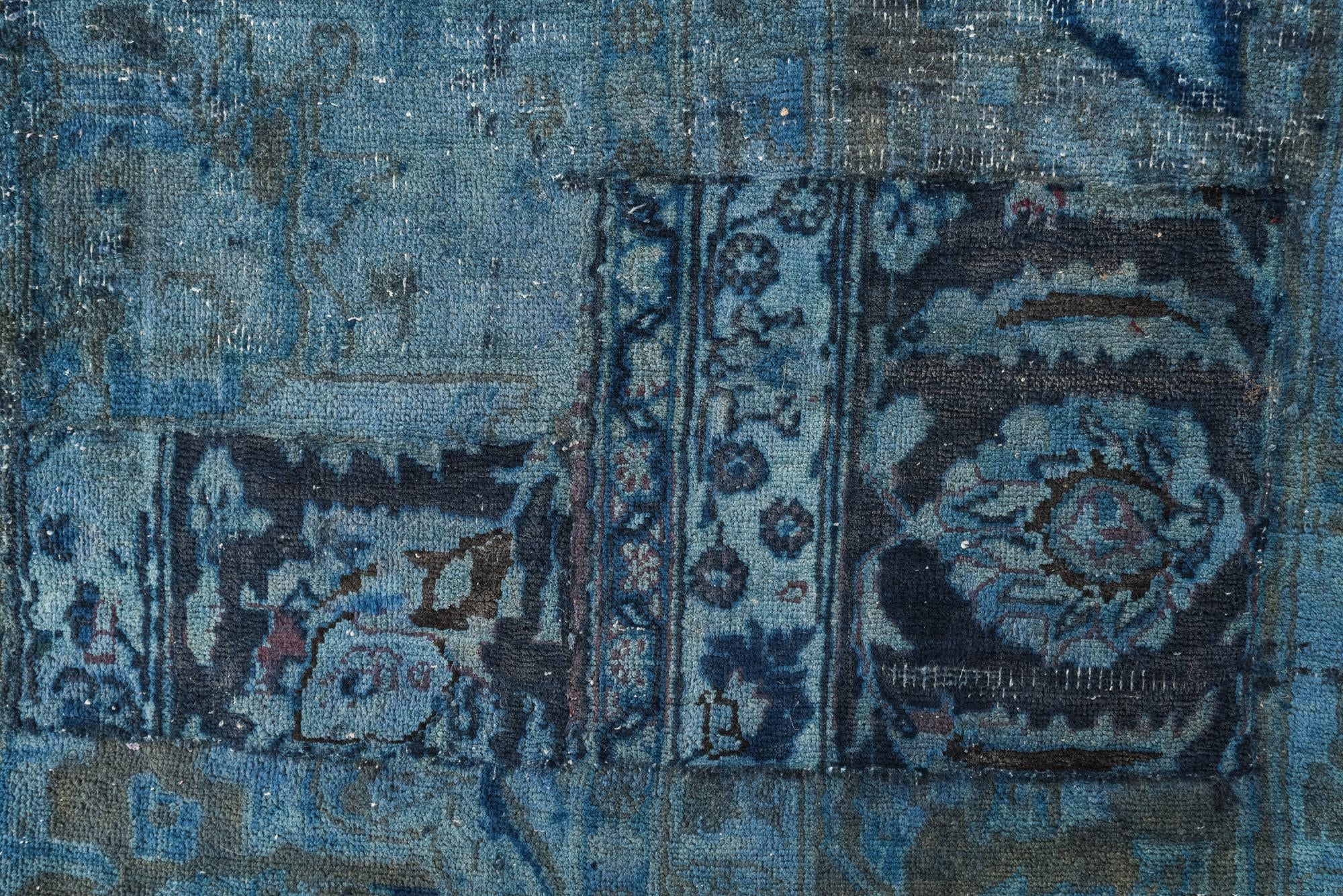9' 7 x 12' 8 Hand Knotted Ultra Vintage Persian Wool Rug
