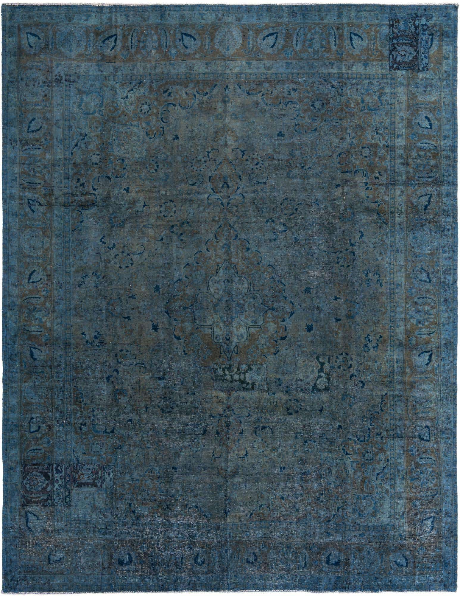 9' 7 x 12' 8 Hand Knotted Ultra Vintage Persian Wool Rug
