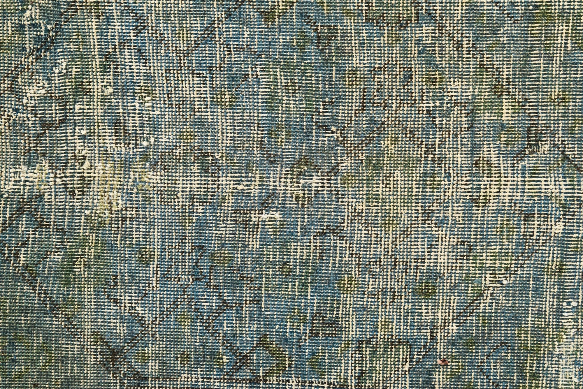 10' x 12' 5 Hand Knotted Ultra Vintage Persian Wool Rug