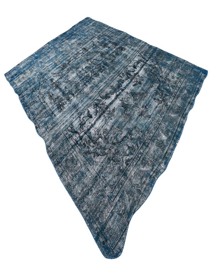 Detail image of 9' 5 x 13'  Hand Knotted Ultra Vintage Persian Wool Rug