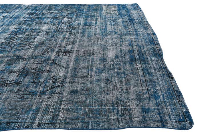 9' 5 x 13' Hand Knotted Ultra Vintage Persian Wool Rug