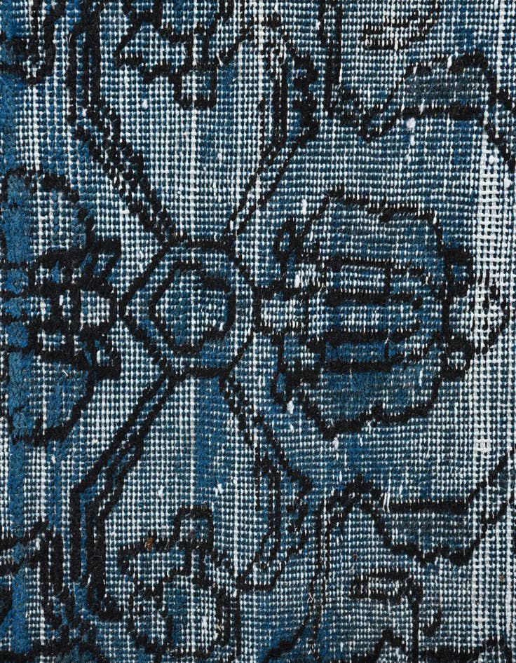 Detail image of 9' 5 x 13'  Hand Knotted Ultra Vintage Persian Wool Rug