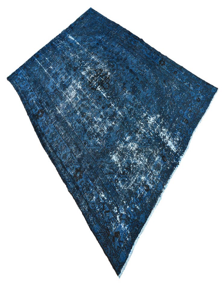 Detail image of 6' 5 x 9' 2  Hand Knotted Ultra Vintage Persian Wool Rug