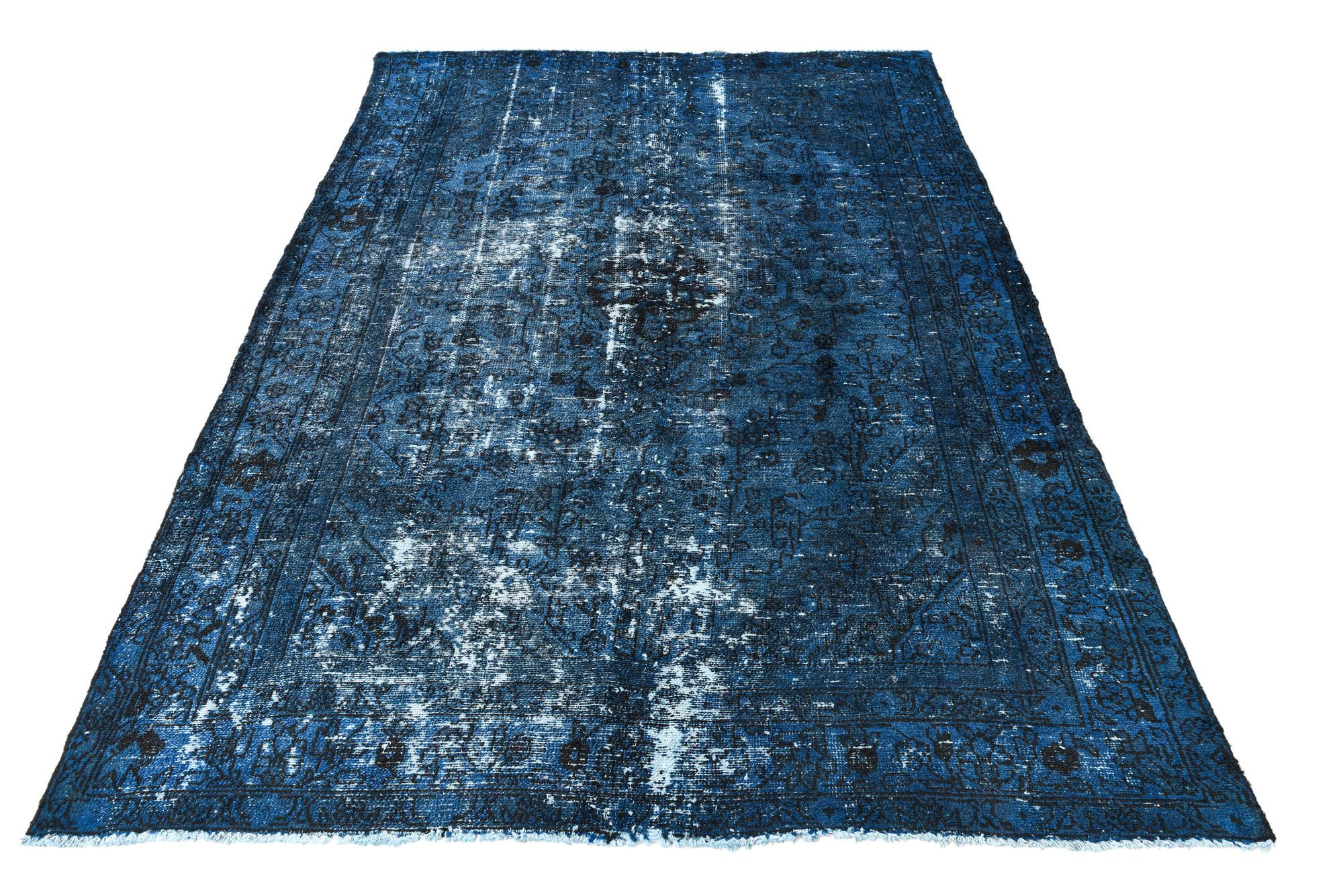 6' 5 x 9' 2 Hand Knotted Ultra Vintage Persian Wool Rug