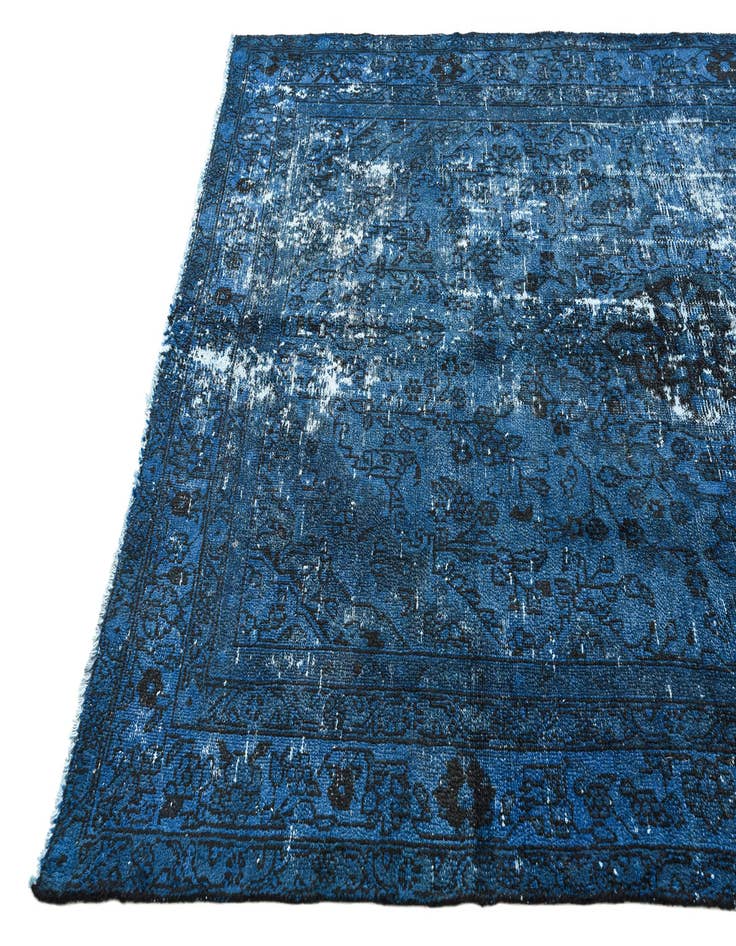 Detail image of 6' 5 x 9' 2  Hand Knotted Ultra Vintage Persian Wool Rug