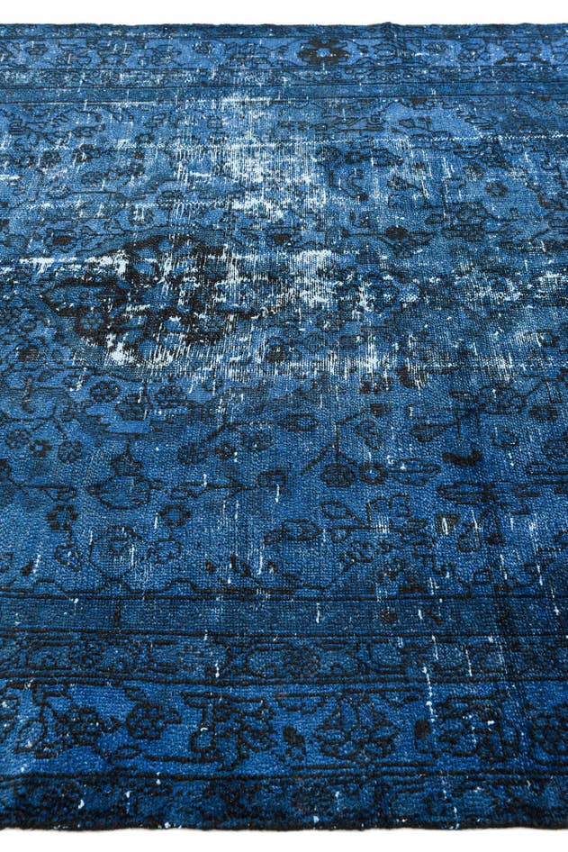 Detail image of 6' 5 x 9' 2 Hand Knotted Ultra Vintage Persian Wool Rug