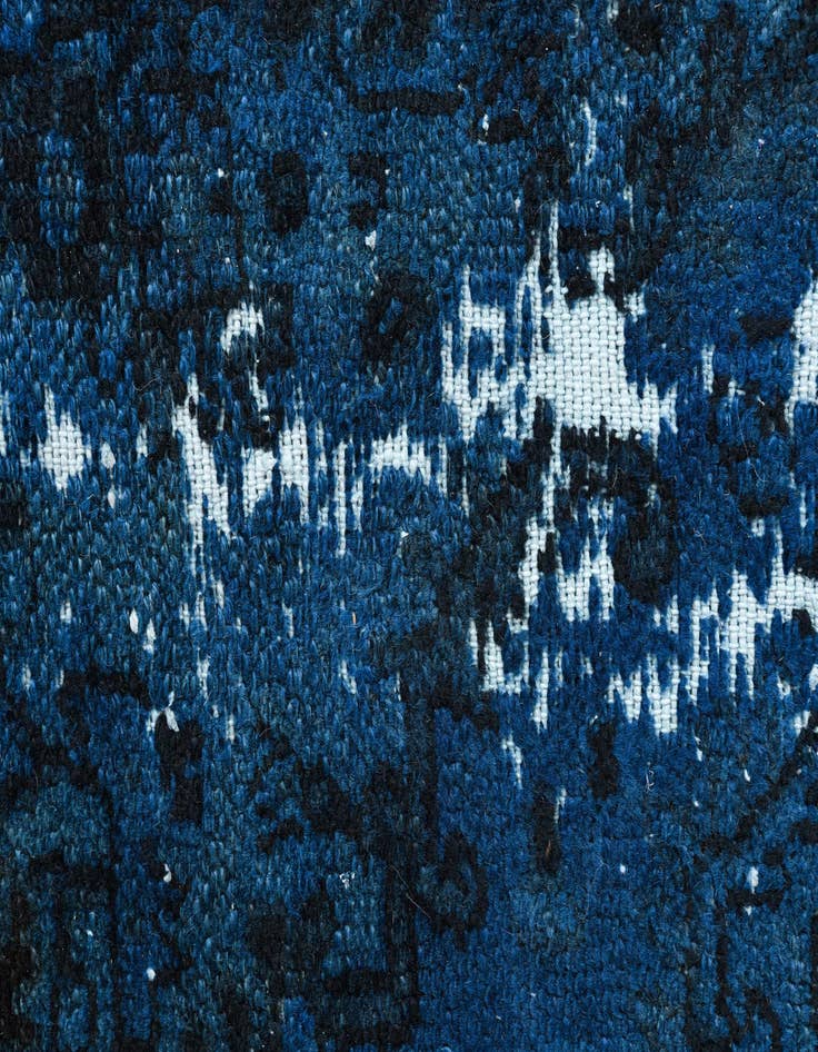 Detail image of 6' 4 x 9'  Hand Knotted Ultra Vintage Persian Wool Rug