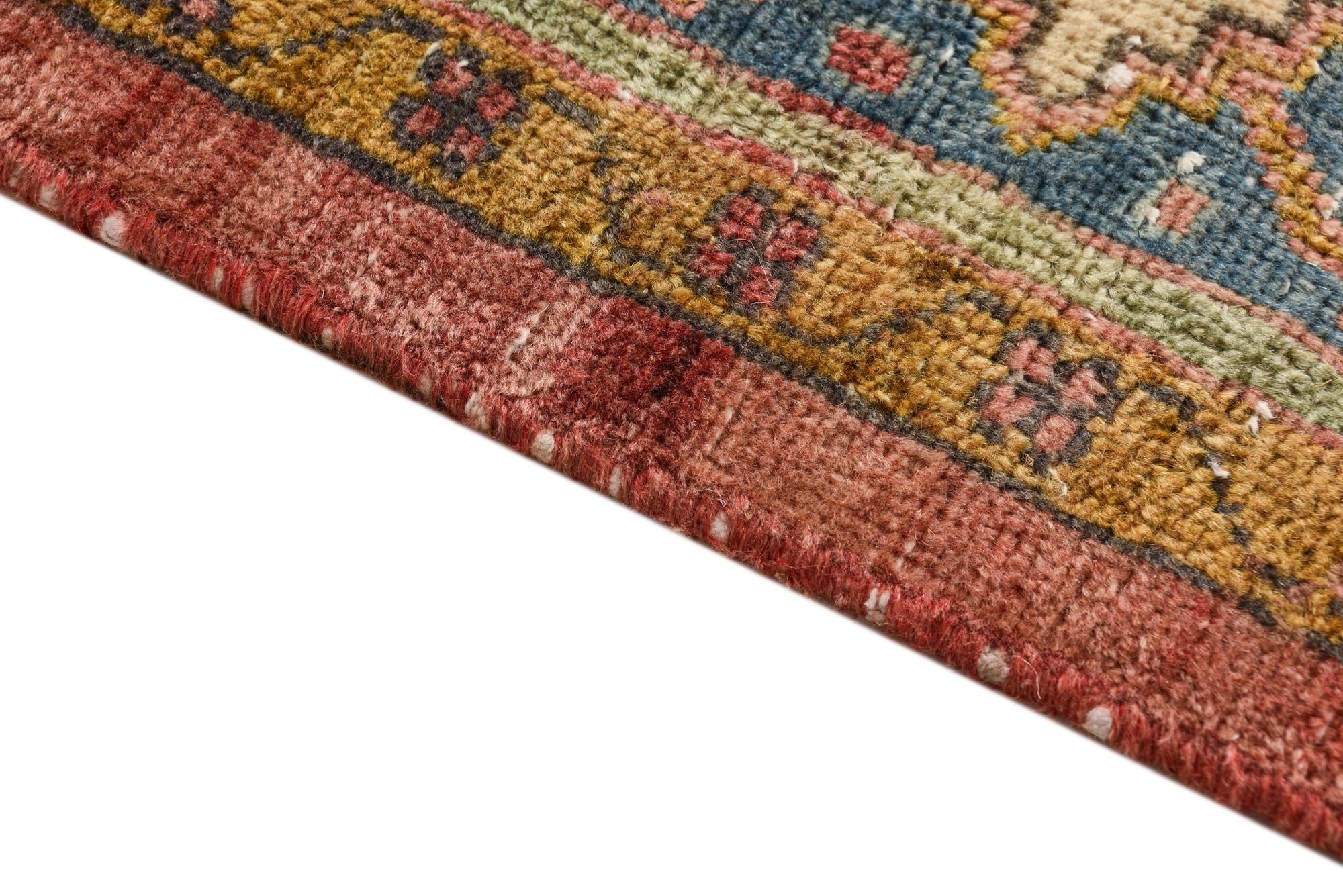 5' 3 x 7' 8 Hand Knotted Ultra Vintage Persian Wool Rug