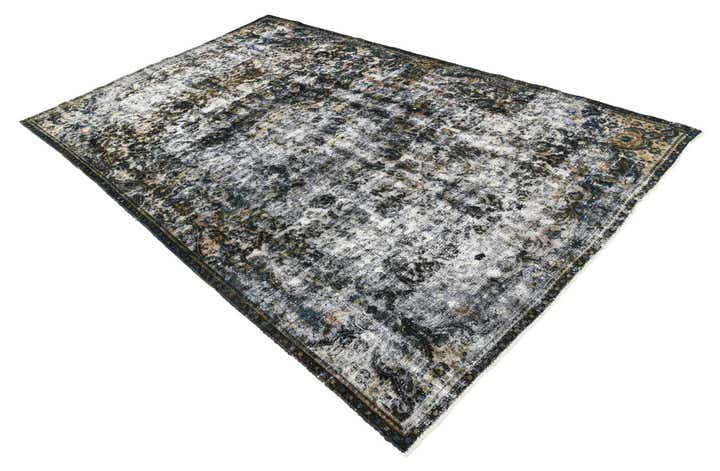 6' 10 x 11' Hand Knotted Ultra Vintage Persian Wool Rug